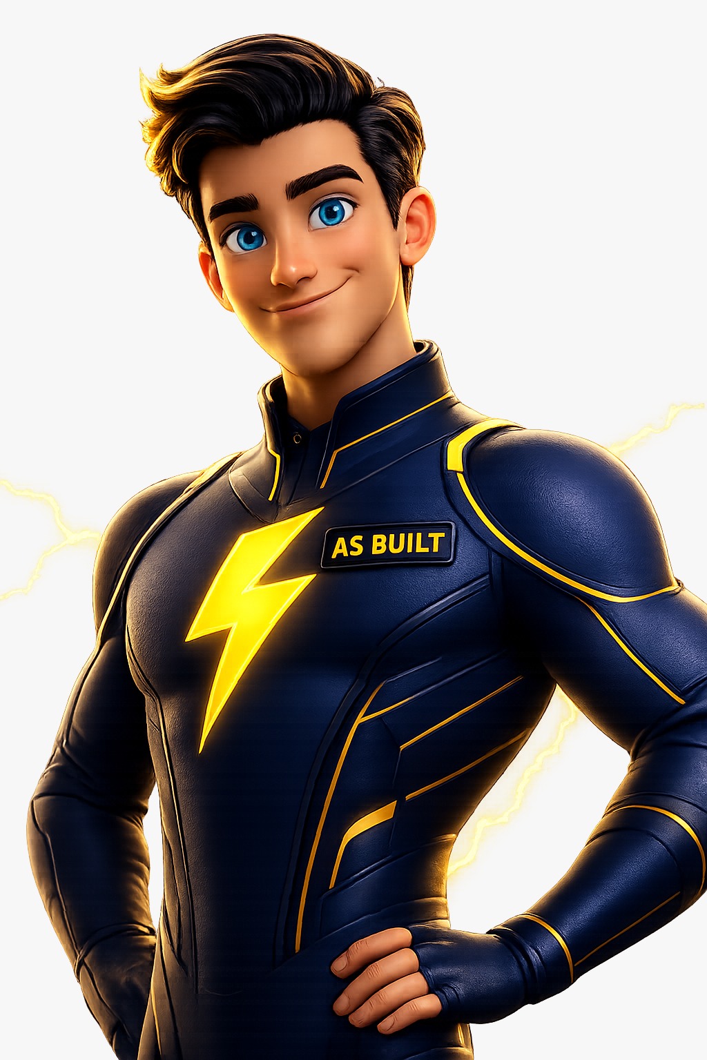 Mascotte As-Built — héros de la conformité électrique